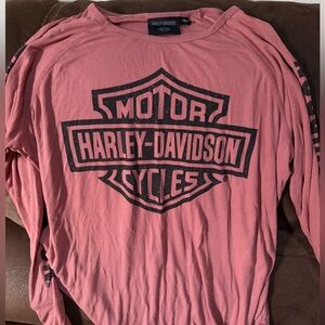Harley-Davidson Women’s Authentic Bar and Shield Rib Knit Top
